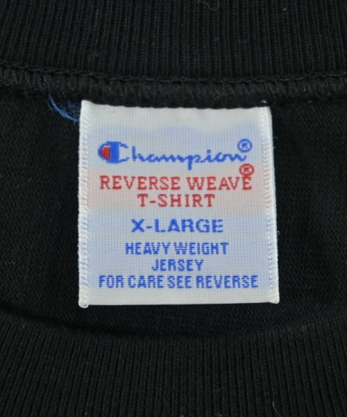 CHAMPION（チャンピオン）Tシャツ・カットソー 黒 サイズ:XL メンズ/2200685041246