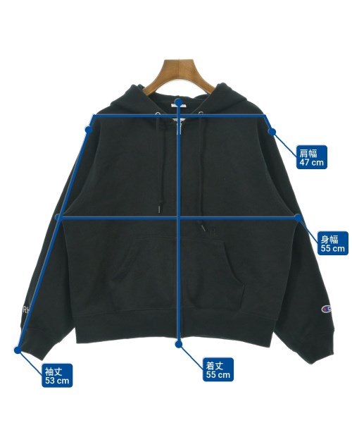 CHAMPION（チャンピオン）パーカー 黒 サイズ:M レディース/2200681401051