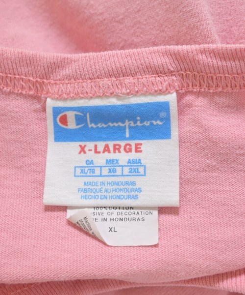 CHAMPION（チャンピオン）Tシャツ・カットソー ピンク サイズ:XL メンズ/2200686628279