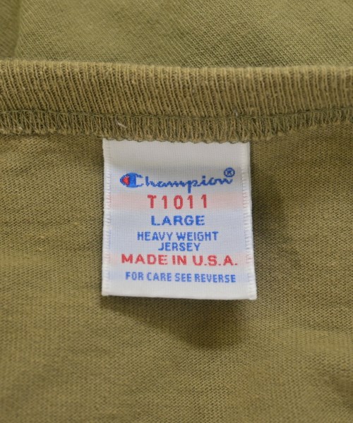 CHAMPION（チャンピオン）Tシャツ・カットソー カーキ サイズ:L メンズ/2200686873136