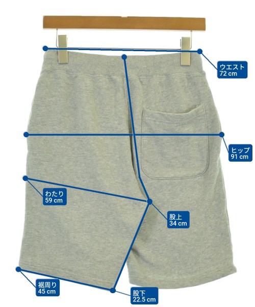 CHAMPION（チャンピオン）ショートパンツ グレー サイズ:M メンズ/2200685479025
