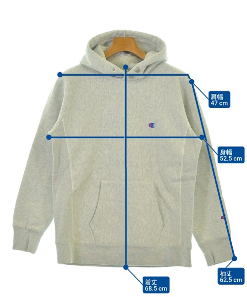 CHAMPION（チャンピオン）パーカー グレー サイズ:L メンズ/2200691793115