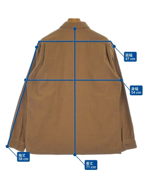 PENNYES（ペニーズ）カジュアルシャツ 茶 サイズ:M メンズ/2200636742048