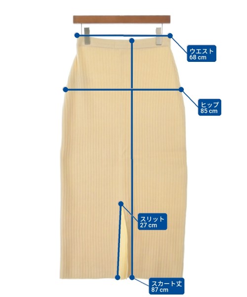 PENNYES（ペニーズ）ロング・マキシ丈スカート 白 サイズ:M レディース/2200642896025