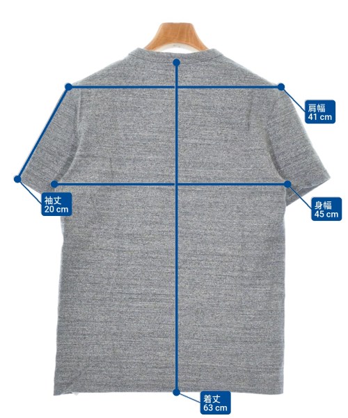 THE REAL McCOY'S（ザリアルマッコイズ）Tシャツ・カットソー グレー サイズ:38(XS位) メンズ/2200621238099