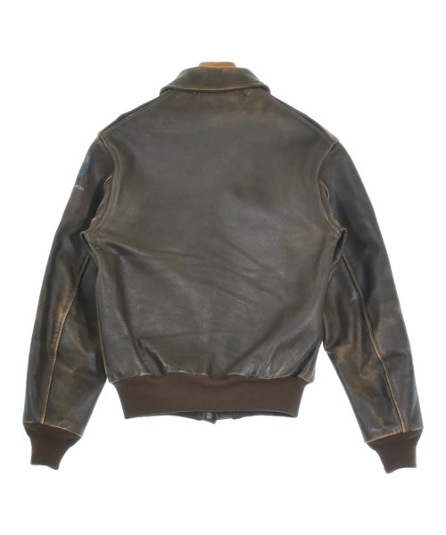 THE REAL McCOY'S（ザリアルマッコイズ）ライダース 茶 サイズ:36(S位) メンズ/2200647802014