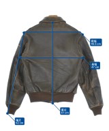 THE REAL McCOY'S（ザリアルマッコイズ）ライダース 茶 サイズ:36(S位) メンズ/2200647802014