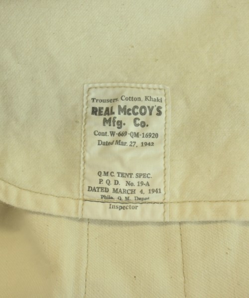 THE REAL McCOY'S（ザリアルマッコイズ）チノパン ベージュ サイズ:-(XL位) メンズ/2200731388103