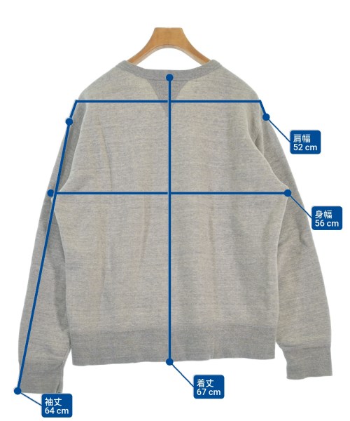 THE REAL McCOY'S（ザリアルマッコイズ）スウェット グレー サイズ:XL メンズ/2200686765271