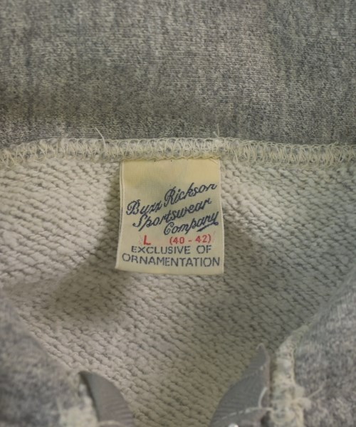 BUZZ RICKSON'S（バズリクソンズ）スウェット グレー サイズ:L メンズ/2200626011307