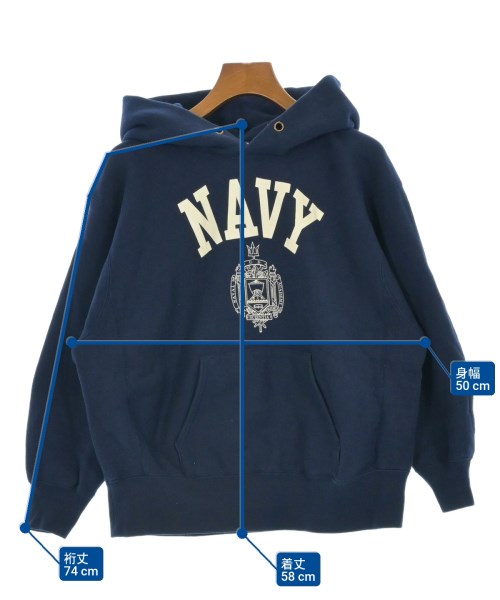 BUZZ RICKSON'S（バズリクソンズ）パーカー 紺 サイズ:S レディース/2200634460265