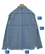 BUZZ RICKSON'S（バズリクソンズ）カジュアルシャツ 青 サイズ:17(XXL位) メンズ/2200615137100