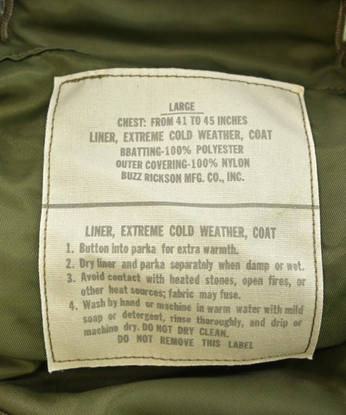 BUZZ RICKSON'S（バズリクソンズ）その他 カーキ サイズ:L メンズ/2200614886030