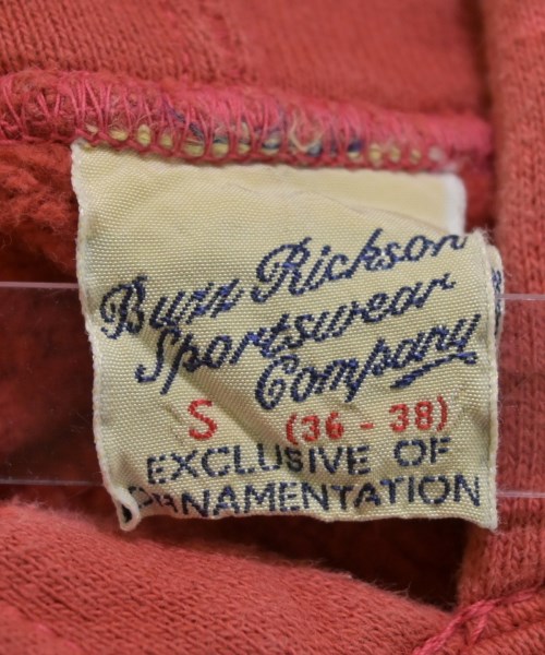 BUZZ RICKSON'S（バズリクソンズ）パーカー オレンジ サイズ:S レディース/2200663147014