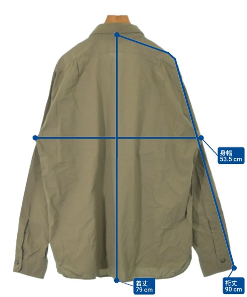 BUZZ RICKSON'S（バズリクソンズ）カジュアルシャツ カーキ サイズ:17(XXL位) メンズ/2200664108021