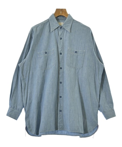 BUZZ RICKSON'S(バズリクソンズ)カジュアルシャツ 青 サイズ:15-15 1/2(SM位)/2200664222123