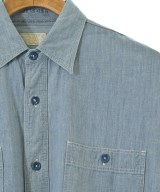 BUZZ RICKSON'S（バズリクソンズ）カジュアルシャツ 青 サイズ:15-15 1/2(SM位) メンズ/2200664222123