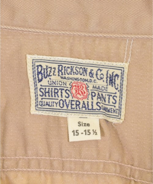 BUZZ RICKSON'S（バズリクソンズ）カジュアルシャツ ベージュ サイズ:15(S位) メンズ/2200729202428