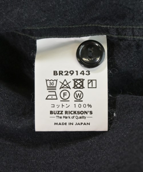 BUZZ RICKSON'S（バズリクソンズ）カジュアルシャツ 黒 サイズ:16-16 1/2(L-XL位) メンズ/2200724447053