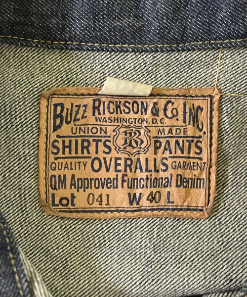 BUZZ RICKSON'S（バズリクソンズ）デニムジャケット 紺 サイズ:40(L位) メンズ/2200682961042