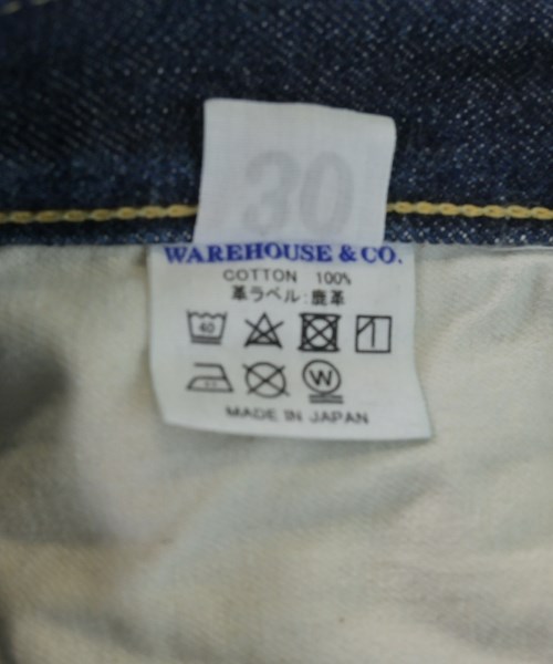 WAREHOUSE（ウエアハウス）デニムパンツ 青 サイズ:30(M位) メンズ/2200626011390