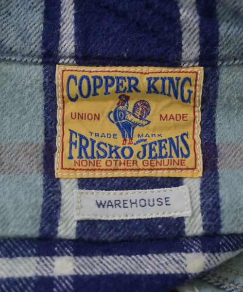 WAREHOUSE（ウエアハウス）カジュアルシャツ 青 サイズ:36(S位) メンズ/2200611780034