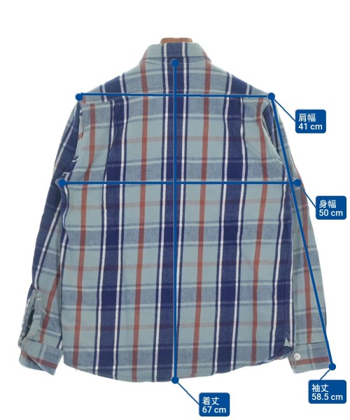 WAREHOUSE（ウエアハウス）カジュアルシャツ 青 サイズ:36(S位) メンズ/2200611780034