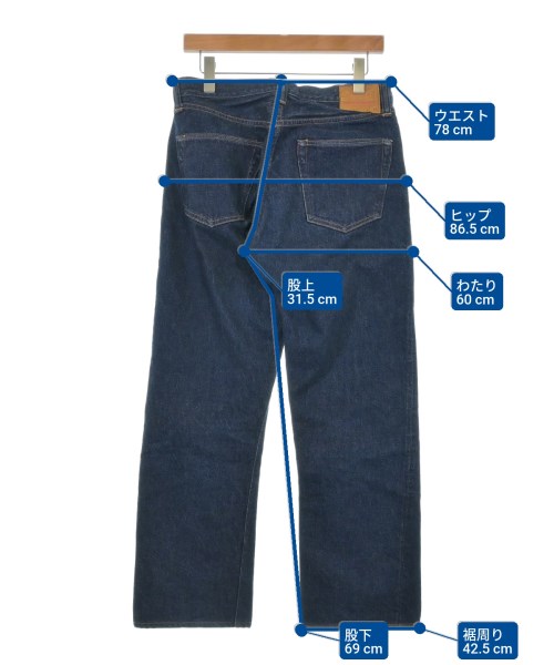 WAREHOUSE（ウエアハウス）デニムパンツ 紺 サイズ:31(M位) メンズ/2200613747035