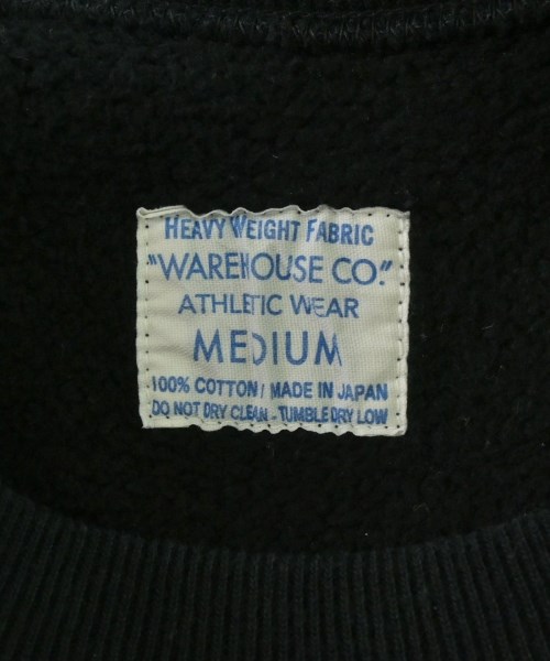 WAREHOUSE（ウエアハウス）スウェット 黒 サイズ:M メンズ/2200676368109