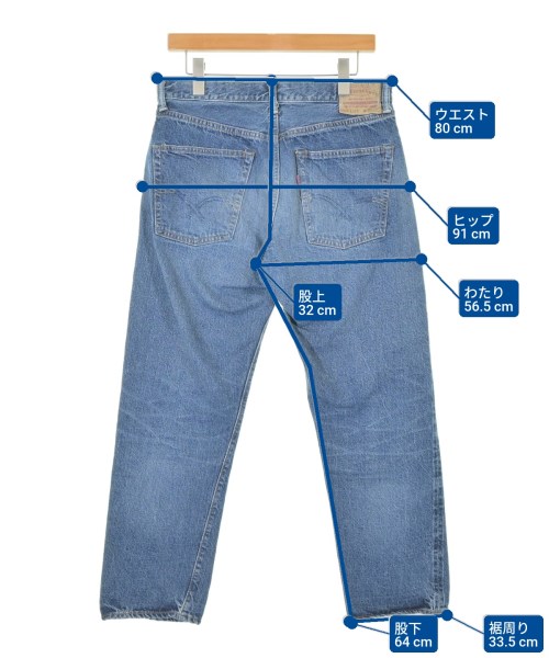 WAREHOUSE（ウエアハウス）デニムパンツ 青 サイズ:33(L位) メンズ/2200657617011