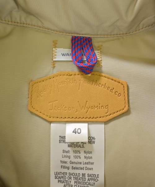 WAREHOUSE（ウエアハウス）ダウンジャケット/ダウンベスト ベージュ サイズ:40(L位) メンズ/2200661578056