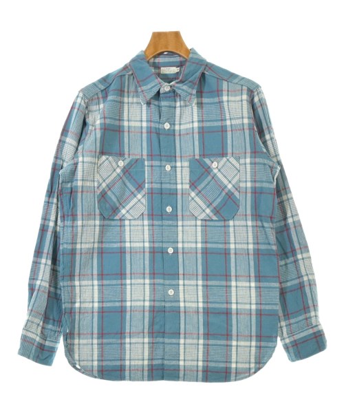 WAREHOUSE(ウエアハウス)カジュアルシャツ 青 サイズ:38(M位)/2200661578063
