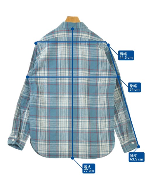 WAREHOUSE（ウエアハウス）カジュアルシャツ 青 サイズ:38(M位) メンズ/2200661578063