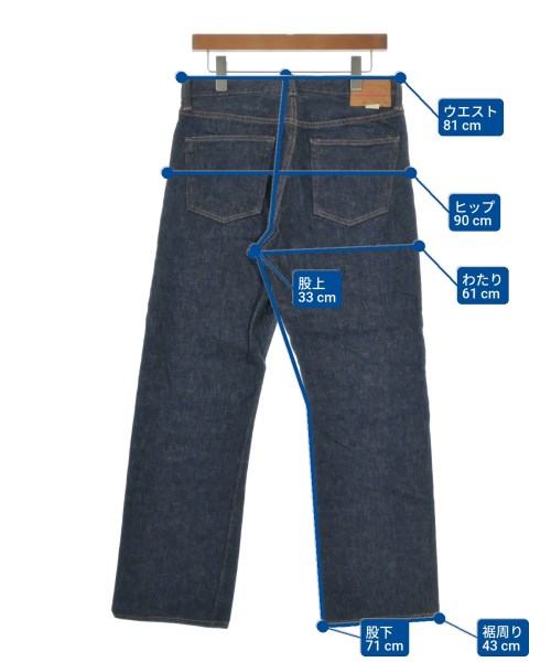 WAREHOUSE（ウエアハウス）デニムパンツ 紺 サイズ:33(XL位) メンズ/2200649427031