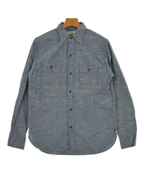 WAREHOUSE(ウエアハウス)カジュアルシャツ 青 サイズ:38(S位)/2200665269059