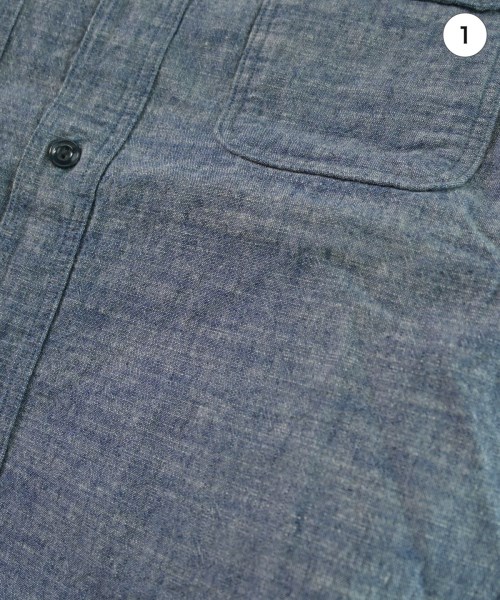 WAREHOUSE（ウエアハウス）カジュアルシャツ 青 サイズ:38(S位) メンズ/2200665269059