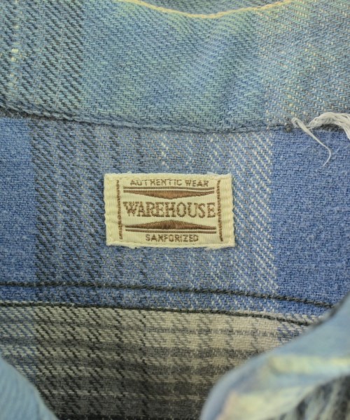 WAREHOUSE（ウエアハウス）カジュアルシャツ 青 サイズ:-(M位) メンズ/2200729202107