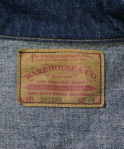 WAREHOUSE（ウエアハウス）デニムジャケット 紺 サイズ:46(M位) メンズ/2200685998014