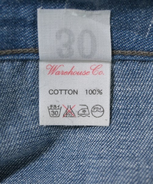 WAREHOUSE（ウエアハウス）デニムパンツ 青 サイズ:30(M位) メンズ/2200690268027