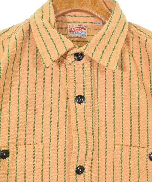 HOUSTON（ヒューストン）カジュアルシャツ オレンジ サイズ:XL メンズ/2200632522101