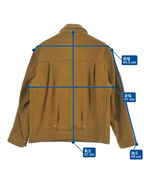 HOUSTON（ヒューストン）ブルゾン カーキ サイズ:40(M位) メンズ/2200641843129