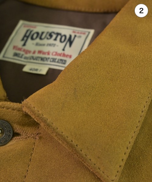 HOUSTON（ヒューストン）ブルゾン カーキ サイズ:40(M位) メンズ/2200641843129