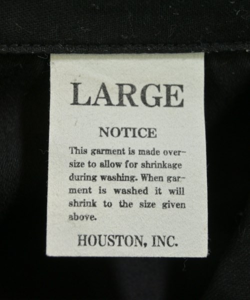 HOUSTON（ヒューストン）カジュアルシャツ 黒 サイズ:L メンズ/2200642423023