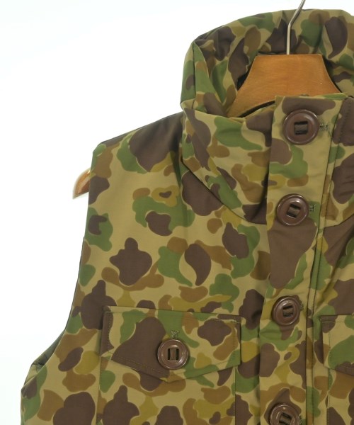 HOUSTON（ヒューストン）ダウンジャケット/ダウンベスト カーキ サイズ:S メンズ/2200629506022