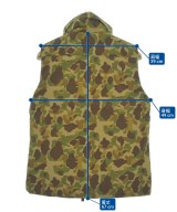 HOUSTON（ヒューストン）ダウンジャケット/ダウンベスト カーキ サイズ:S メンズ/2200629506022