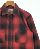 HOUSTON（ヒューストン）カジュアルシャツ 赤 サイズ:M メンズ/2200634251016