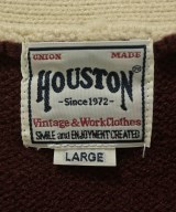 HOUSTON（ヒューストン）カーディガン 赤 サイズ:L メンズ/2200675663175