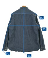 HOUSTON（ヒューストン）カジュアルシャツ 紺 サイズ:XL レディース/2200645524772