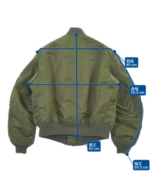ALPHA（アルファ）ミリタリーブルゾン カーキ サイズ:L メンズ/2200641505010