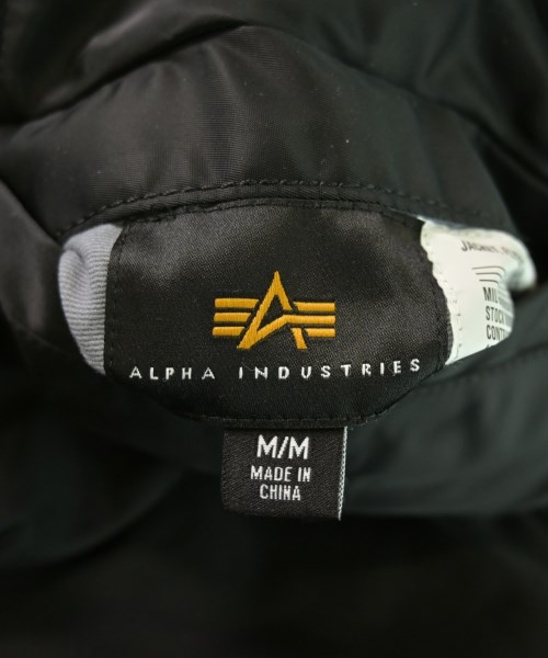 ALPHA（アルファ）ミリタリーブルゾン 黒 サイズ:M メンズ/2200643092013